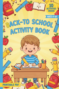 Back-to-School Activity Book Cover