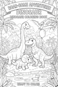 Dinosaur Coloring Book Cover