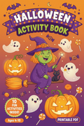 Halloween Activity Book Cover