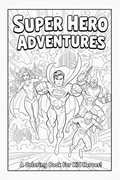 Superheroes Coloring Book Cover